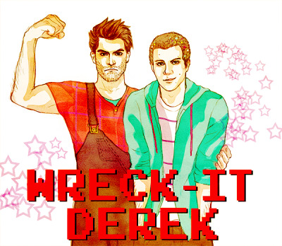 steammmpunk: Wreck-it Derek &amp; Stiles von Stilinski of Adderall Sugar Rush I… clearly have lost my mind?  