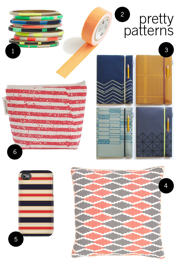 pretty patterns gift guide slide sideways washi tape iphone nell and mary madewell bangles