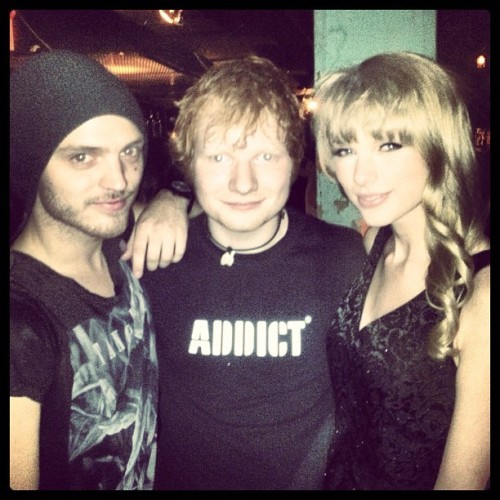 Alex, Ed and Taylor at the One Direction MSG After Party