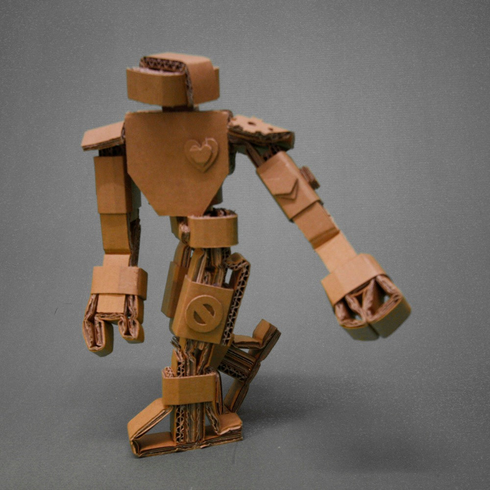 Geek Art Gallery: Papercraft: Carboard Robots