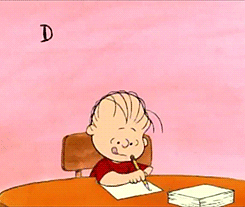 divertente funny lol linus charlie brown peanuts snoopy dear santa claus letter letterina a babbo natale gif animation tumblr