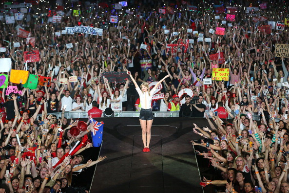 Image result for taylor swift fans red tour