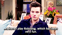 Robodog featuring the voice talent of Chris Colfer. - Page 6 Tumblr_n5ip1hQWHm1tzojb4o2_250