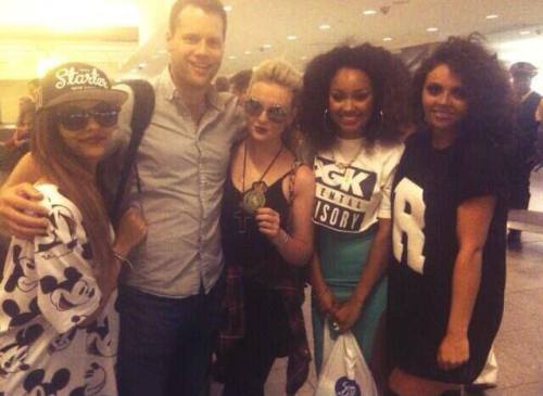 The girls at the airport today.