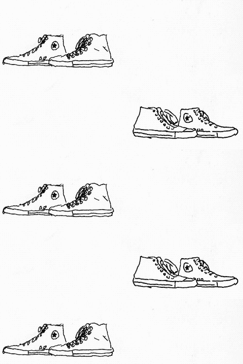 conversemusic: Shoes stand still. Sneakers keep it moving. Converse Music Tumblr. GIF by Matthias Brown