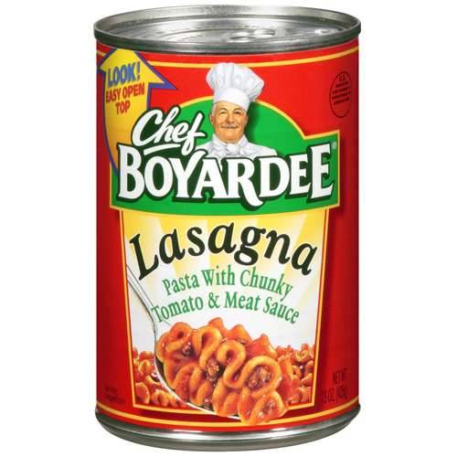 I live in NYC. I&#8217;ve eaten at some amazing restaurants. I still do. I cook a lot as well. Often with ingredients from a farmer&#8217;s market. 
Yet this goddamn Chef Boyardee Lasagna is what I had for dinner. 
#GuiltyPleasure #ShutUpILikeIt #DidIMentionImGrownUp?