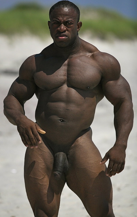 black muscle man - Naked Muscle Black Men 121