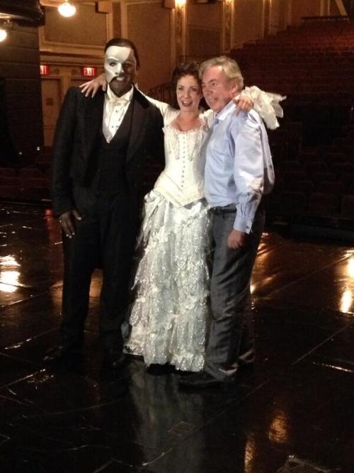 Norm Lewis and Sierra Boggess in PHANTOM tonight!