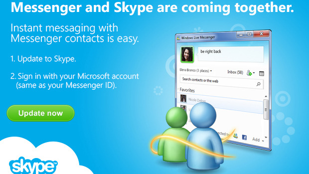 messenger e skype