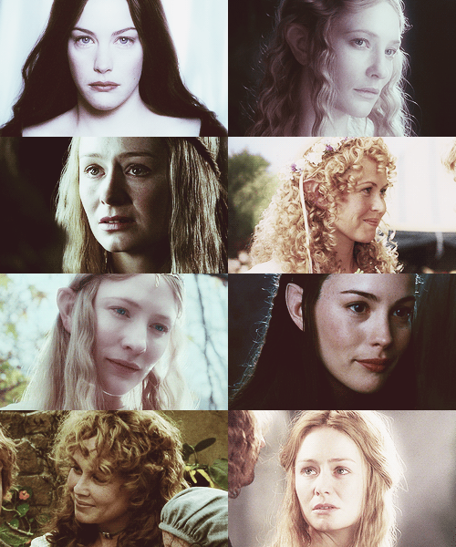  Screencap meme: ↬ The Lord of the Rings - Ladies (Up Close &amp; Personal) requested by Glorfindels 