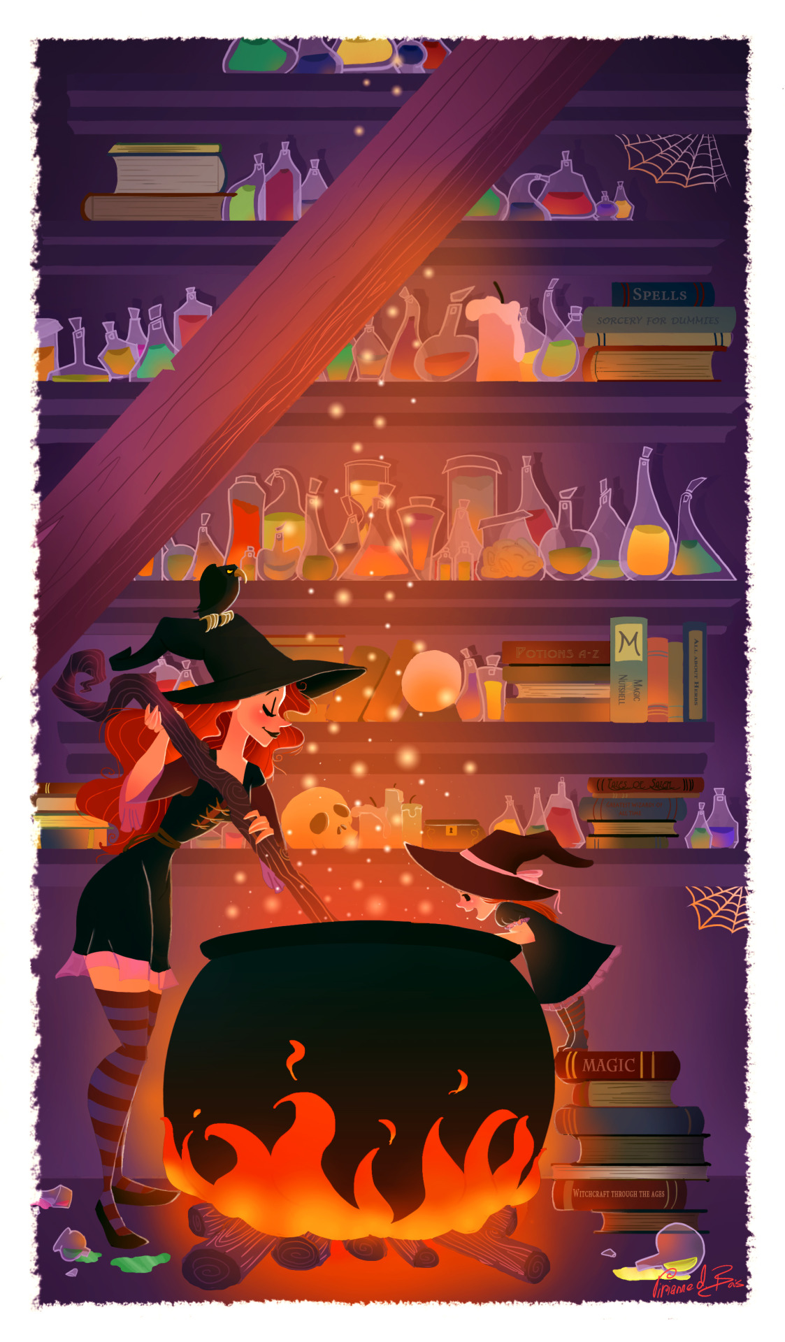 Witchcraft in progress - by Vivianne du Bois http://viviannedubois.tumblr.com