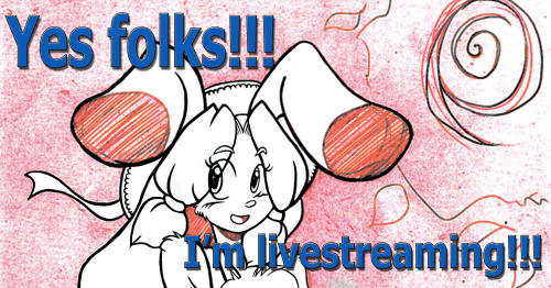 so folks i am now livestreaming hope you all watch me do amazing things hehe XD
here the link if the tumb link does not work: http://livestream.com/berrysartfarm