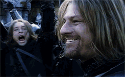 boromirs: Boromir smiling and not being dead 