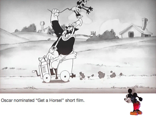 Old-school Mickey Mouse is back (thedisneyseries/tumblr)