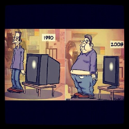 L0l. #tv #fat #skinny #true #flat #life