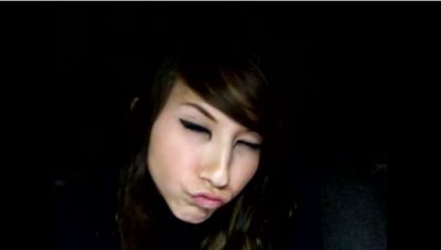 as if boxxy wasn&#8217;t annoying enough, someone caught her making the duckface. ugh.