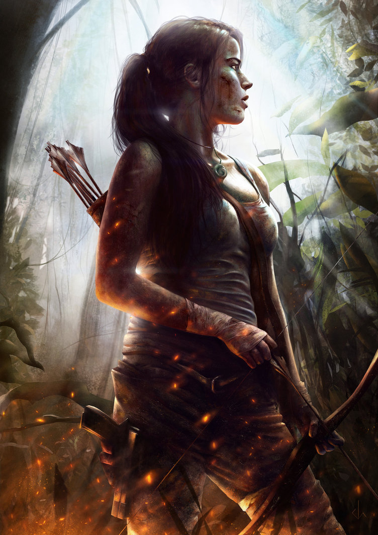 Lara Croft - by Josh Summana