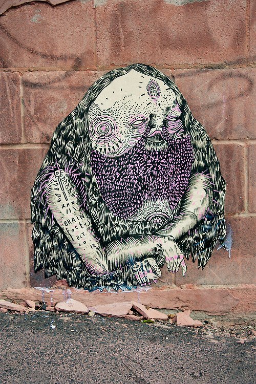 street art by brainfoetus 