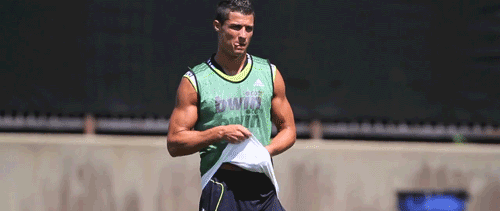 Soccer Superstar Cristiano Ronaldo Gets Naked On Spanish 