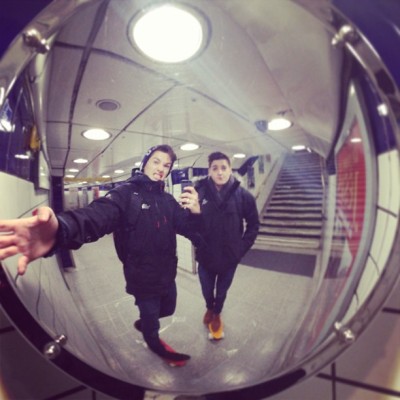 Skateboarding through the London Underground!