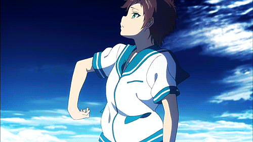 Tsumugu - Nagi no asukara  Anime character names, Blue anime, Anime