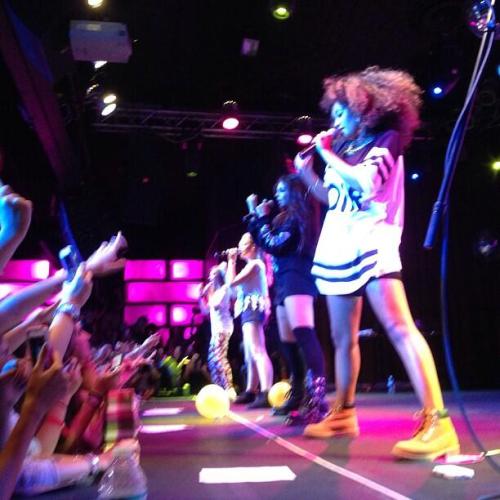 
okmagazine: Performing for the thousands mixers at the little mix mixer NYC! #littlemixtakesok
