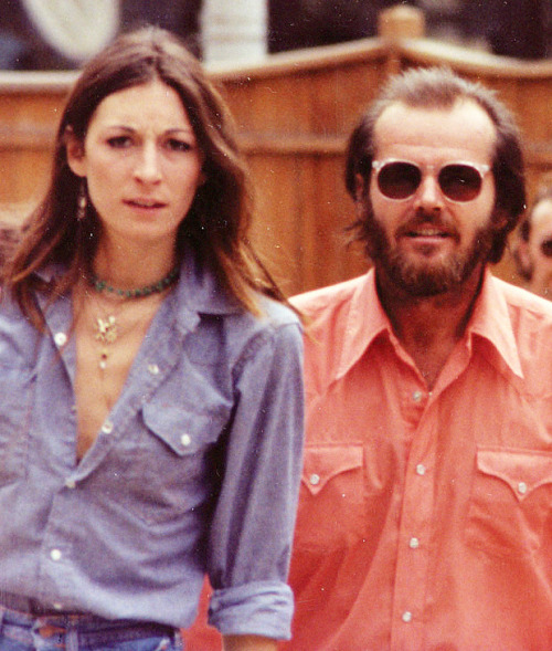 Anjelica Huston and her then boyfriend, Jack Nicholson, at Telluride Film Festival in 1975, when the actor was lauded for “being perfectly attuned to the mystic vibrations of a particular period.”