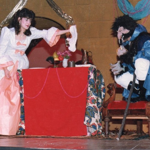 That&#8217;s me as The Beast in an adaptation (which I wrote) of Beauty &amp; the Beast  for the children&#8217;s theater I used to run back in Jacksonville, FL. #MonsterMonday #BackInTheDay
