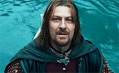 boromirs: Boromir smiling and not being dead 