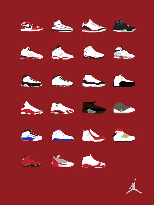 air jordan shoes chronological order