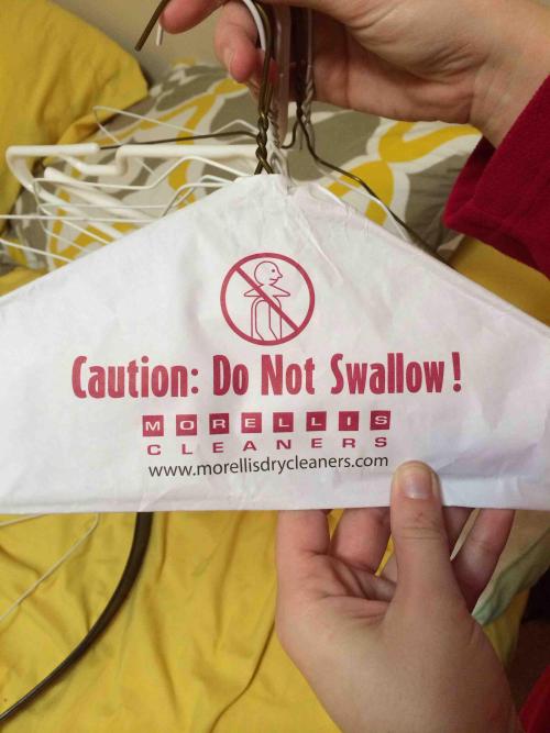 do not swallow