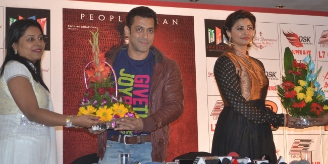 khan - ★ Salman Khan and Daisy Shah at Hotel Tuli Imperial for Jai Ho Press Conference !! Tumblr_myy80udCAg1qctnzso1_1280