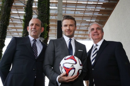 David Beckham discussed his plans for a soccer franchise in Miami.