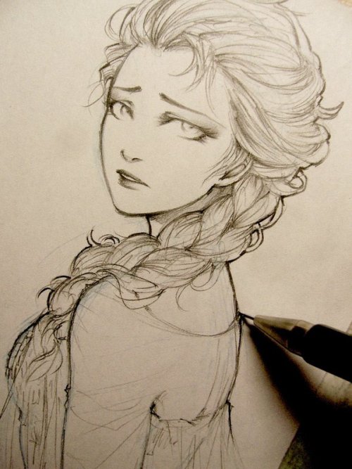 Fan-arts de La Reine des Neiges (trouvés sur internet) - Page 7 Tumblr_mzjd0ctvzu1tnsp3fo1_500