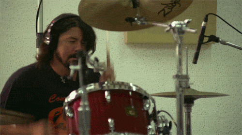 Image result for Dave Grohl drum gif