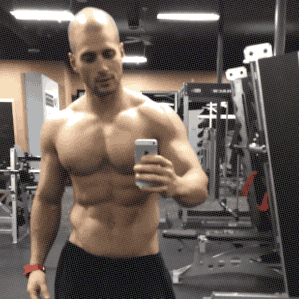 Αποτέλεσμα εικόνας για man selfie at gym gif