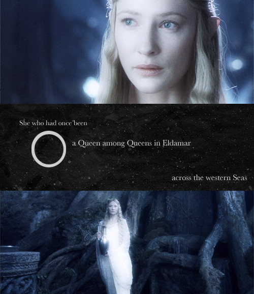  Galadriel, Queen of the Noldorin High-Elves of Eldamar during the Eldar Days. 