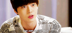 * kdrama kim soo hyun ahn jae hyun you who came from the stars man from the stars lol the way he just jumped at him