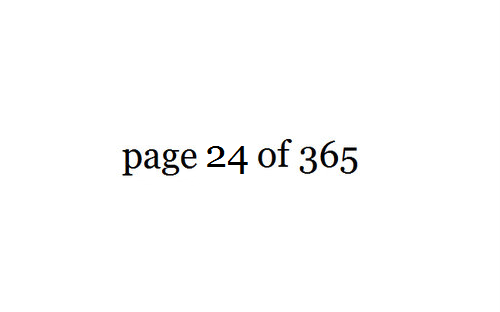 Tomorrow is the first blank page of a 365 page book. Write a Good One