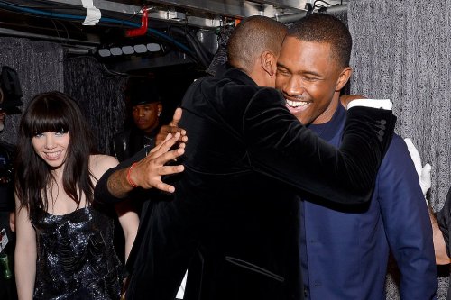  Jay-Z hugs Frank Ocean at 2013 Grammy Awards while Carly Rae Jepsen creeps on the side 