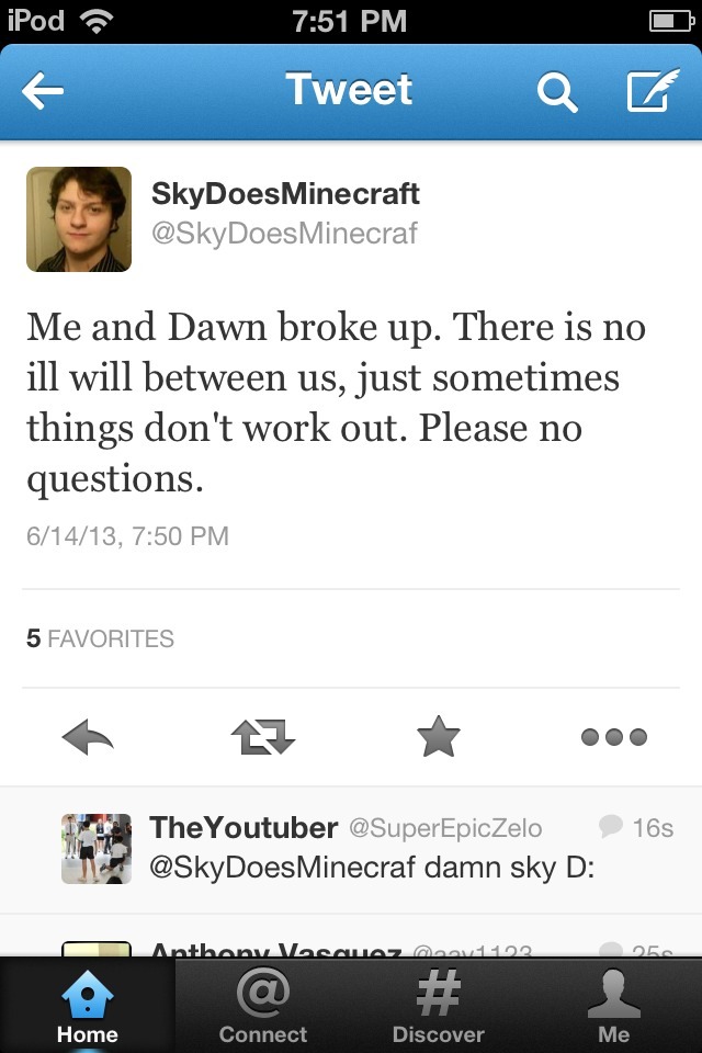 Alesa cheat sky with on did SkyDoesMinecraft Twitter