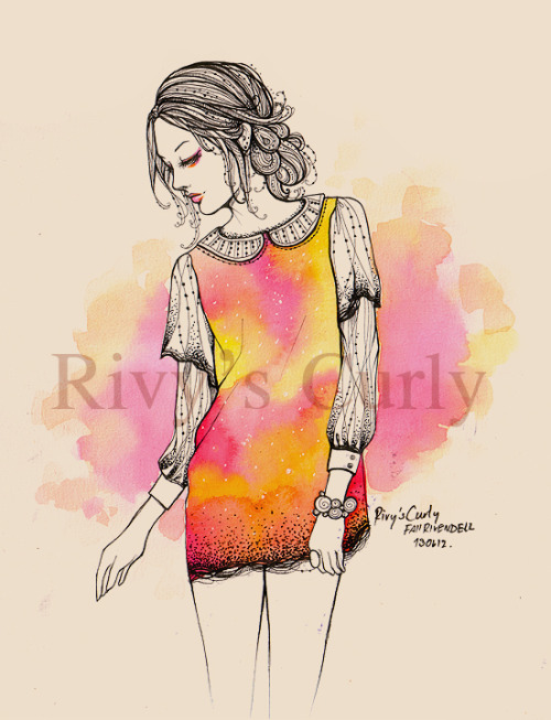 Pink Dress by ~rivyinrivendell 