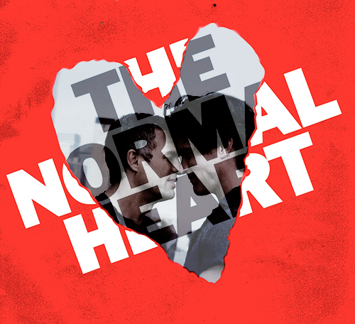 the normal heart logo hbo movie mark ruffalo matt bomer poster
