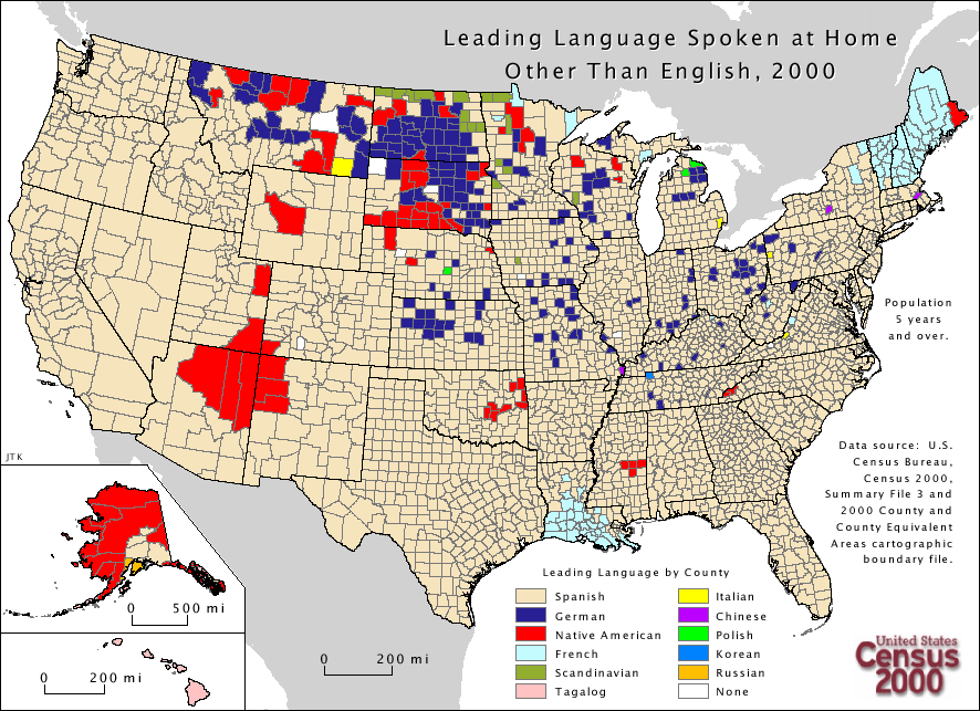triatlon Publiciteit Open Census Data Tells Us The 2nd Languages Americans Are Speaking - GLN
