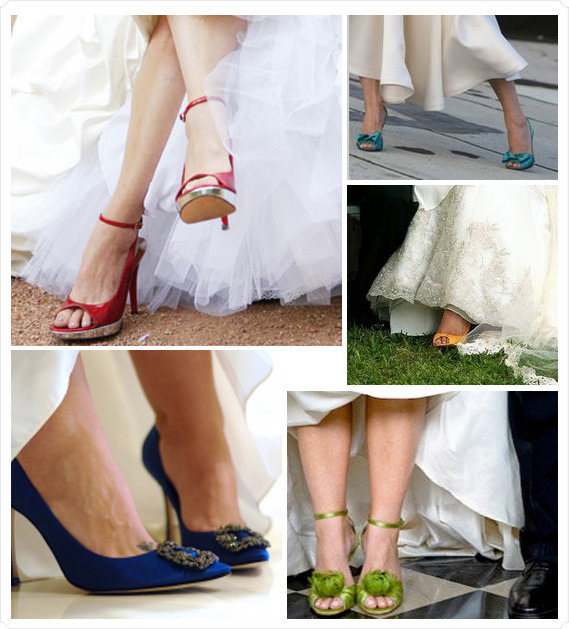 Colorful Wedding Shoes The Poughkeepsie Grand Hotel