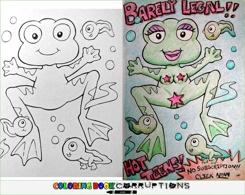 Naked adult coloring book