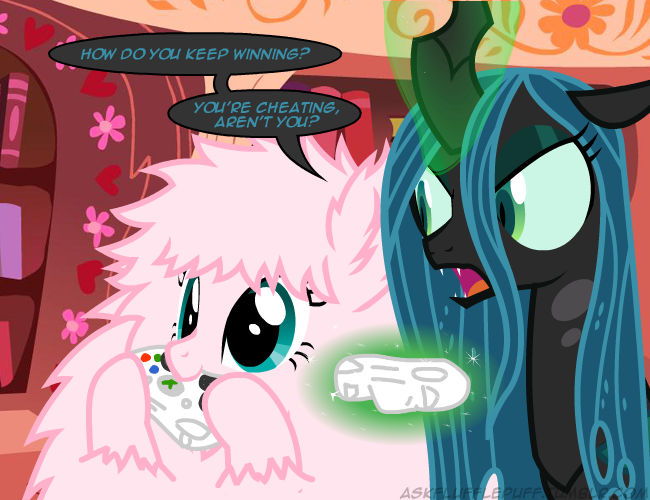 queen chrysalis and fluffle puff coloring pages - photo #44
