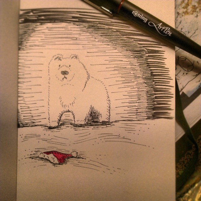 The Polar Bear who might have eaten Xmas
