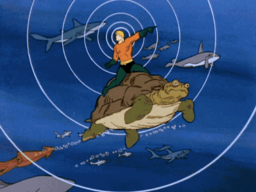 Image result for super friends aquaman swimming gif
