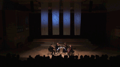 GIF of Edinburgh Quartet's Tortured Love performance